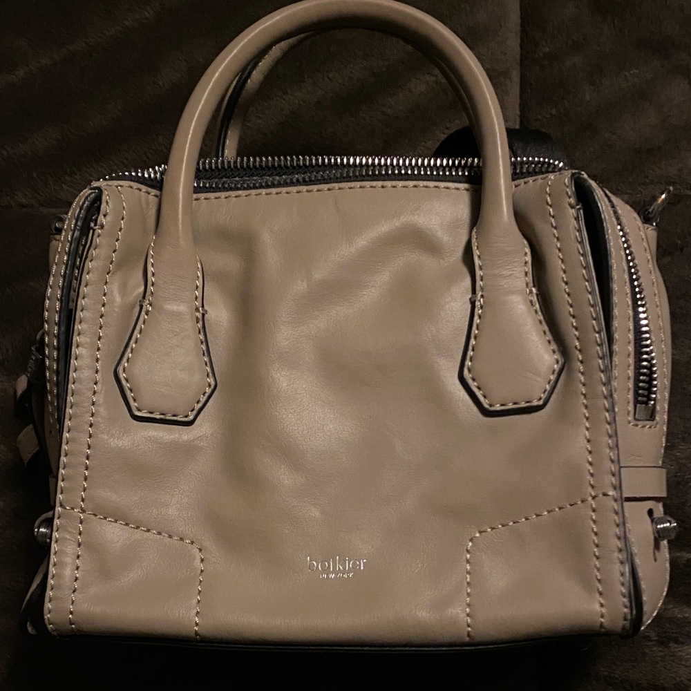Botkier Cream Leather Satchel